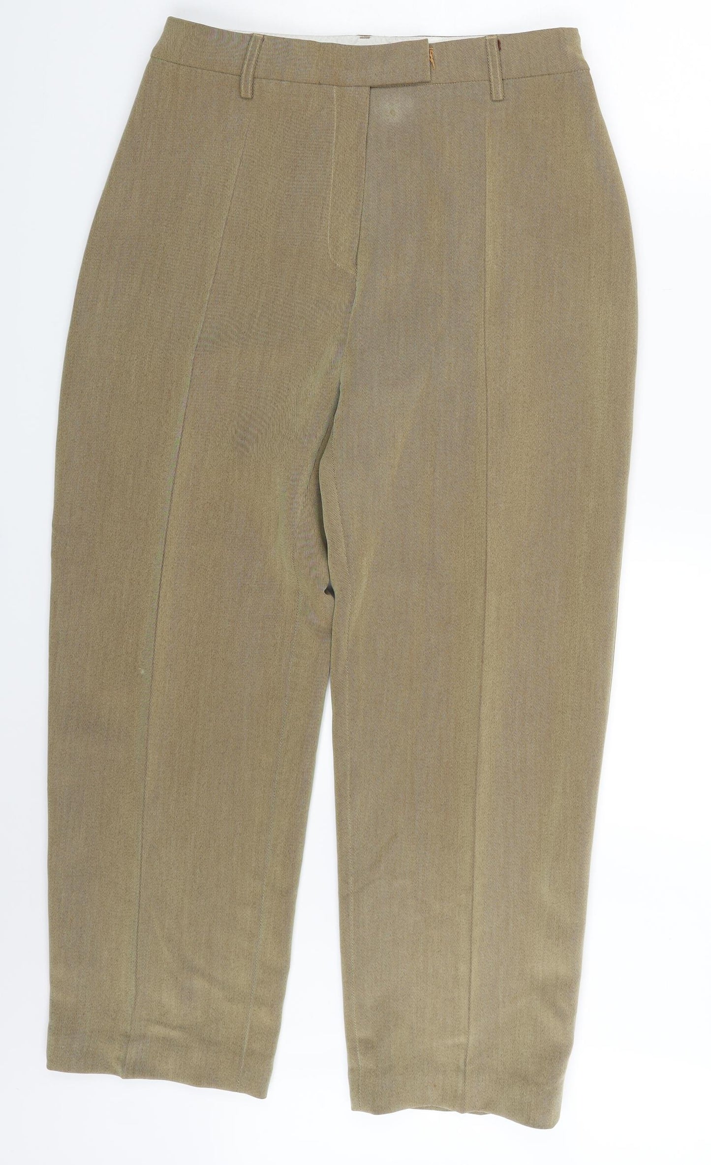 Saint-Honore Womens Gold   Trousers  Size 16 L24.5 in