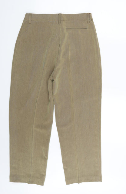 Saint-Honore Womens Gold   Trousers  Size 16 L24.5 in