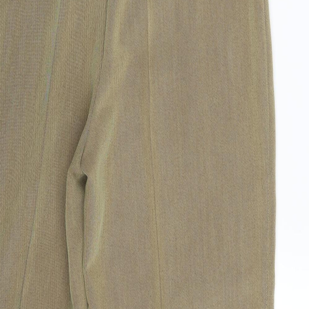 Saint-Honore Womens Gold   Trousers  Size 16 L24.5 in