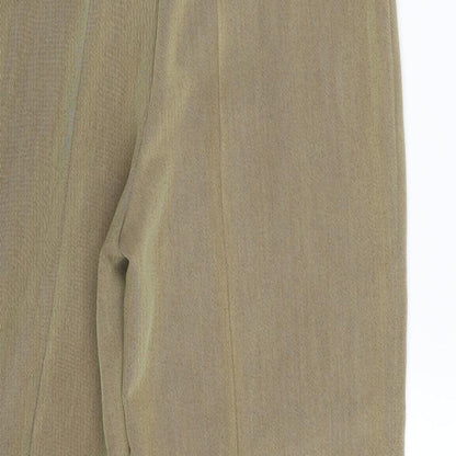 Saint-Honore Womens Gold   Trousers  Size 16 L24.5 in