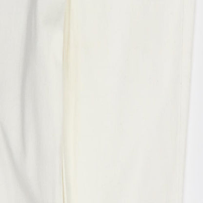 Denim & Co. Womens Ivory  Denim Skinny Jeans Size 10 L26.5 in