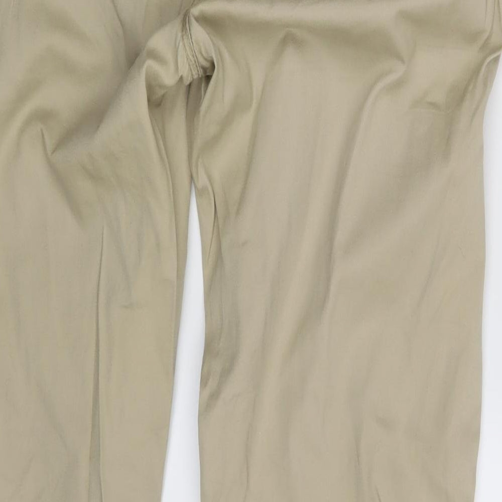 New Look Womens Beige   Chino Trousers Size 14 L30 in