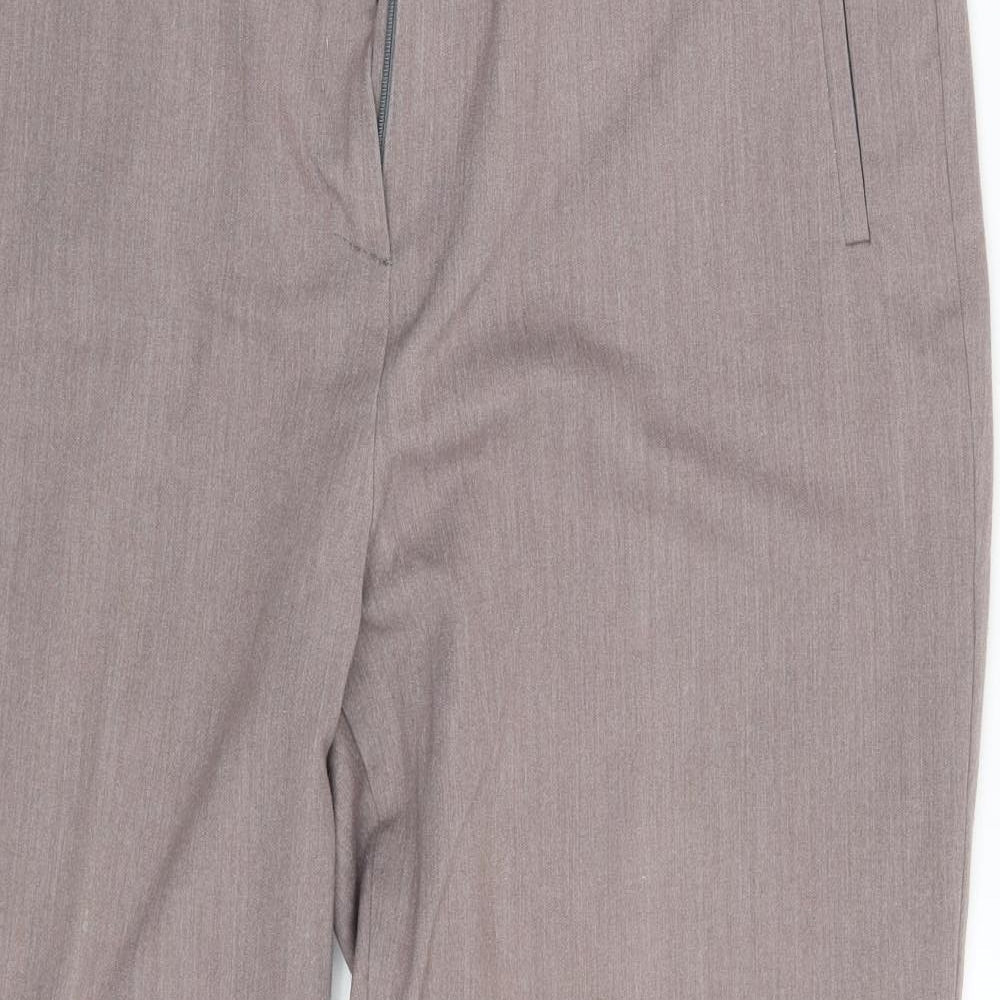 Womens UK Size 14 M&S Regular Fit  Purple Trousers