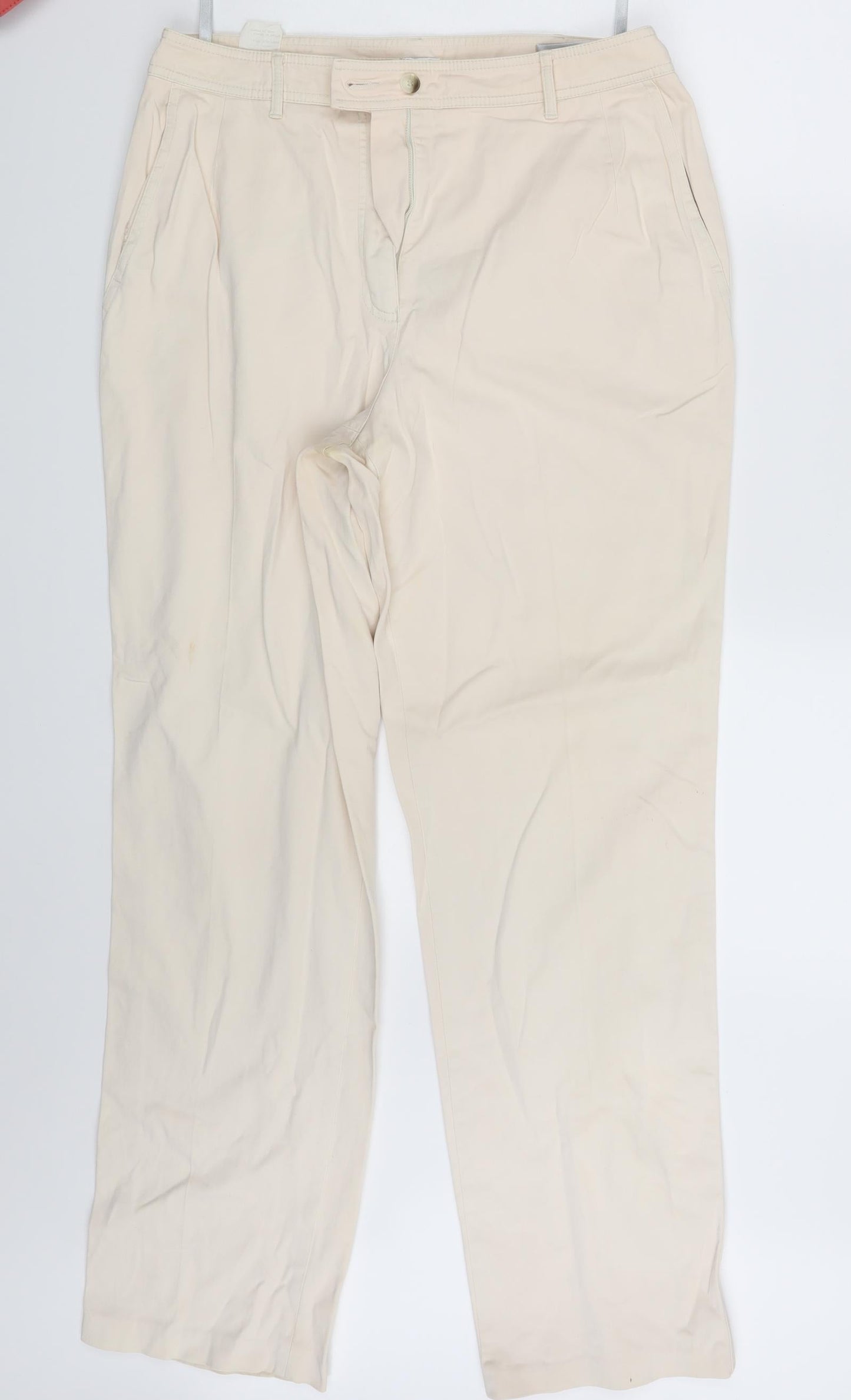 Bianca Womens Ivory   Trousers  Size 14 L28 in