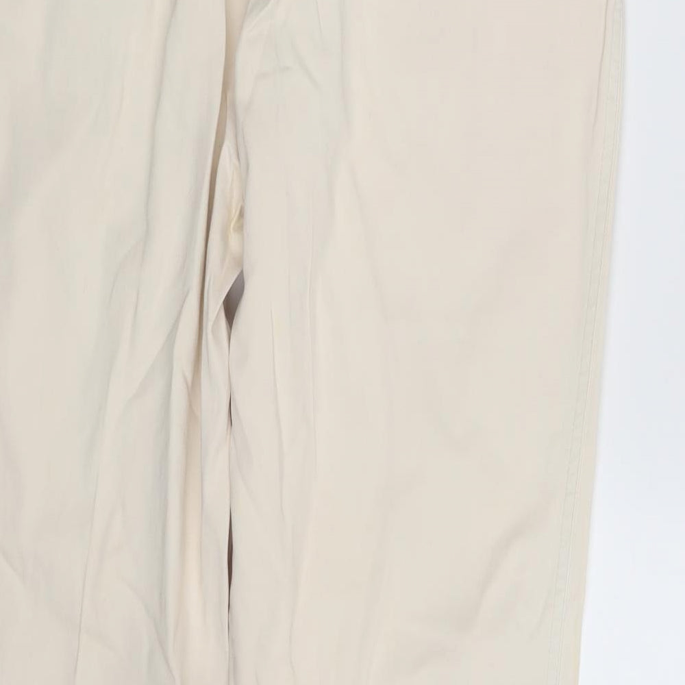 Bianca Womens Ivory   Trousers  Size 14 L28 in