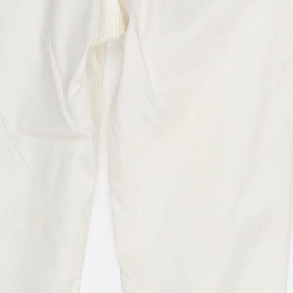 535 Womens Ivory  Denim Skinny Jeans One Size L30 in