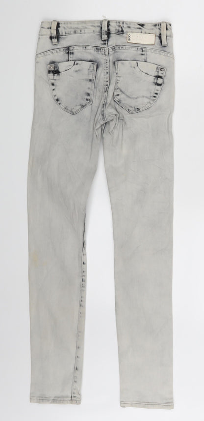 Indian Blue Jeans Womens White  Denim Skinny Jeans One Size L27 in