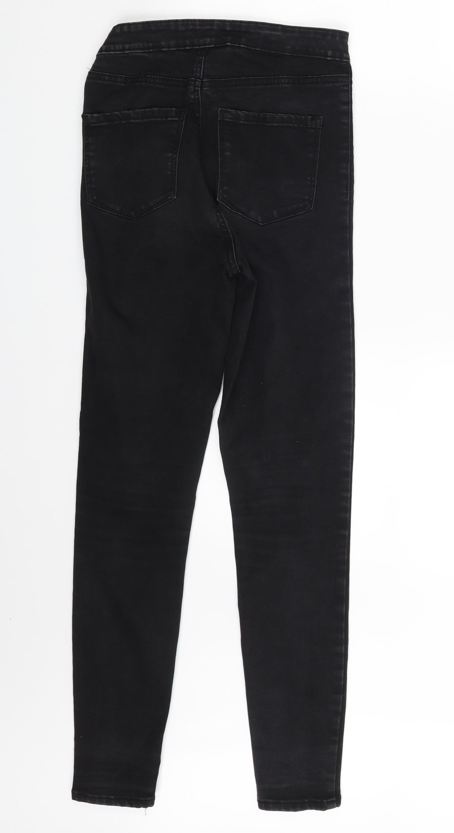 Denim Co. Womens Black  Denim Skinny Jeans Size 8 L26 in