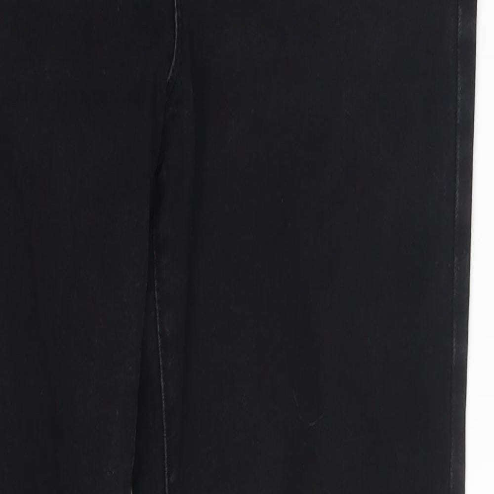 Denim Co. Womens Black  Denim Skinny Jeans Size 8 L26 in