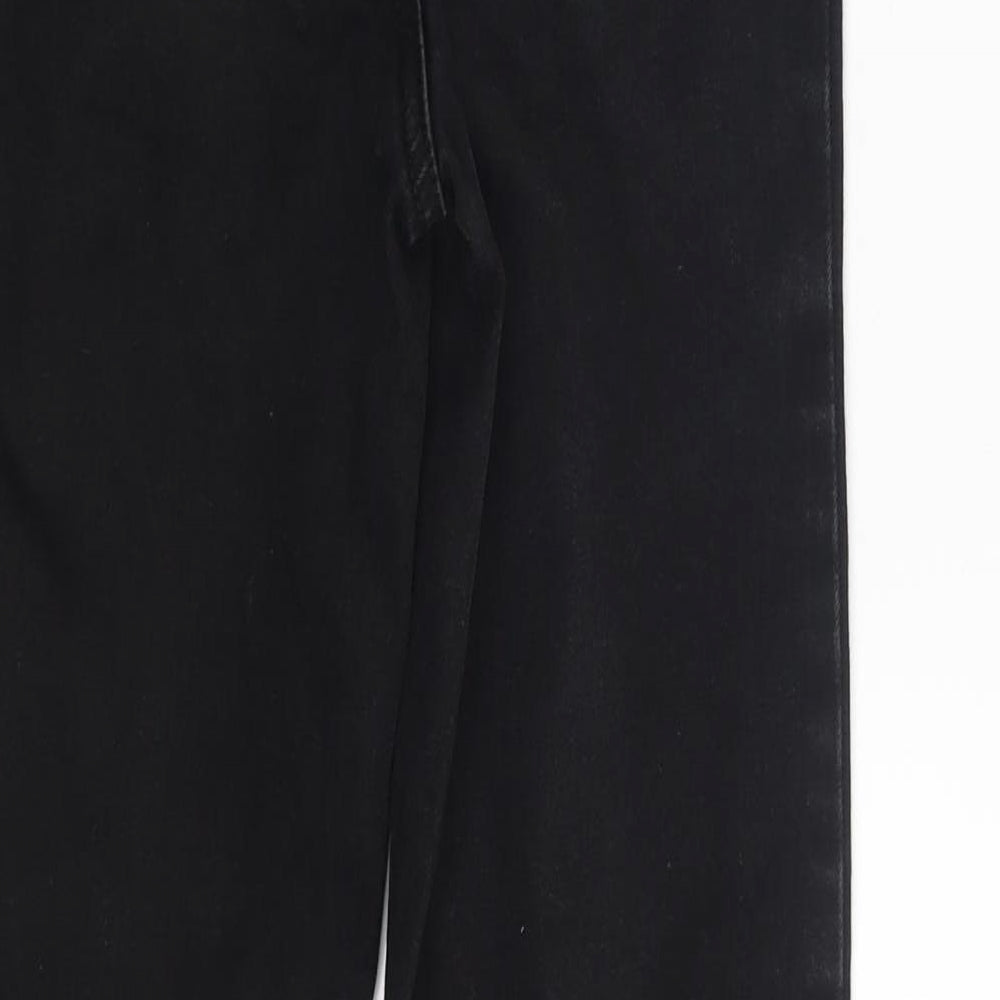 Denim Co. Womens Black  Denim Skinny Jeans Size 8 L26 in