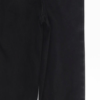 Denim Co. Womens Black  Denim Skinny Jeans Size 8 L26 in