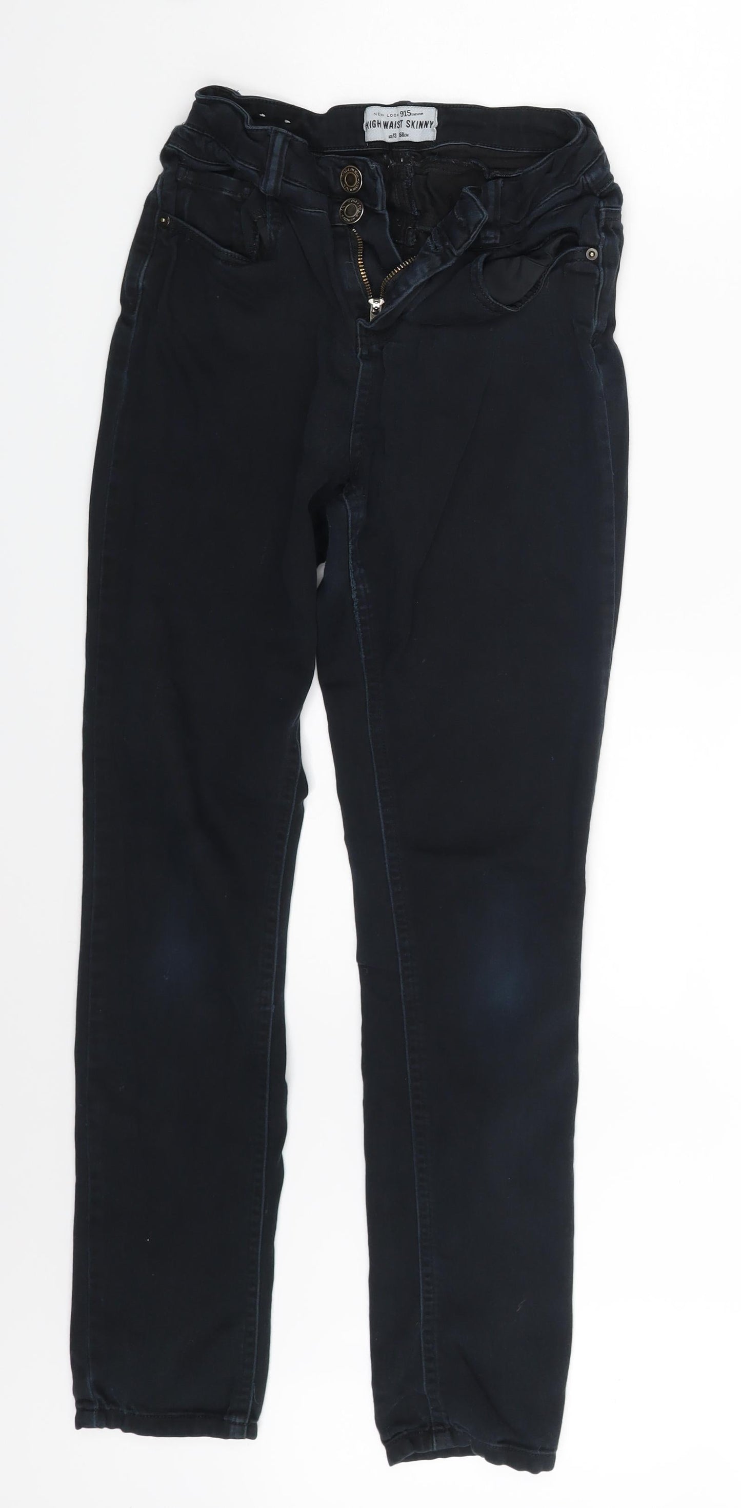 New Look Girls Black  Denim Skinny Jeans Size 13 Years