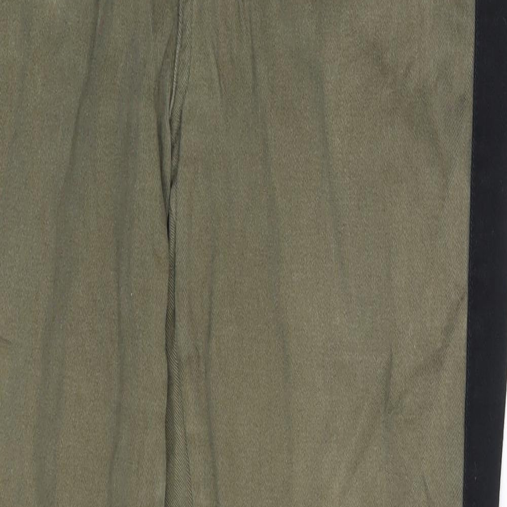 Denim Co. Womens Brown Striped Denim Skinny Jeans Size 12 L26 in