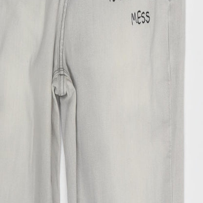 river is Womens White  Denim Skinny Jeans Size 10 L27 in
