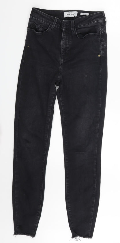 New Look Womens Black  Denim Skinny Jeans Size 8 L25 in