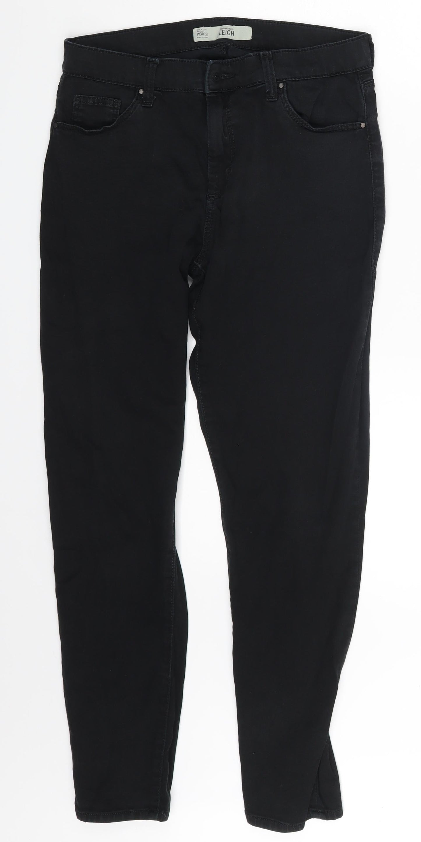 Topshop Womens Beige  Denim Skinny Jeans One Size L30 in