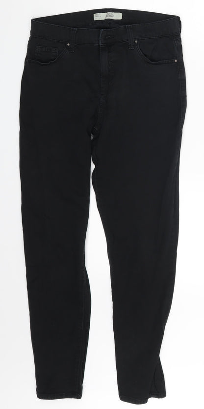 Topshop Womens Beige  Denim Skinny Jeans One Size L30 in