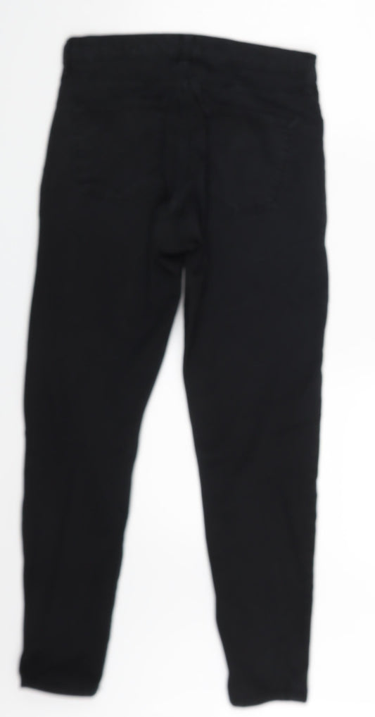 Topshop Womens Beige  Denim Skinny Jeans One Size L30 in