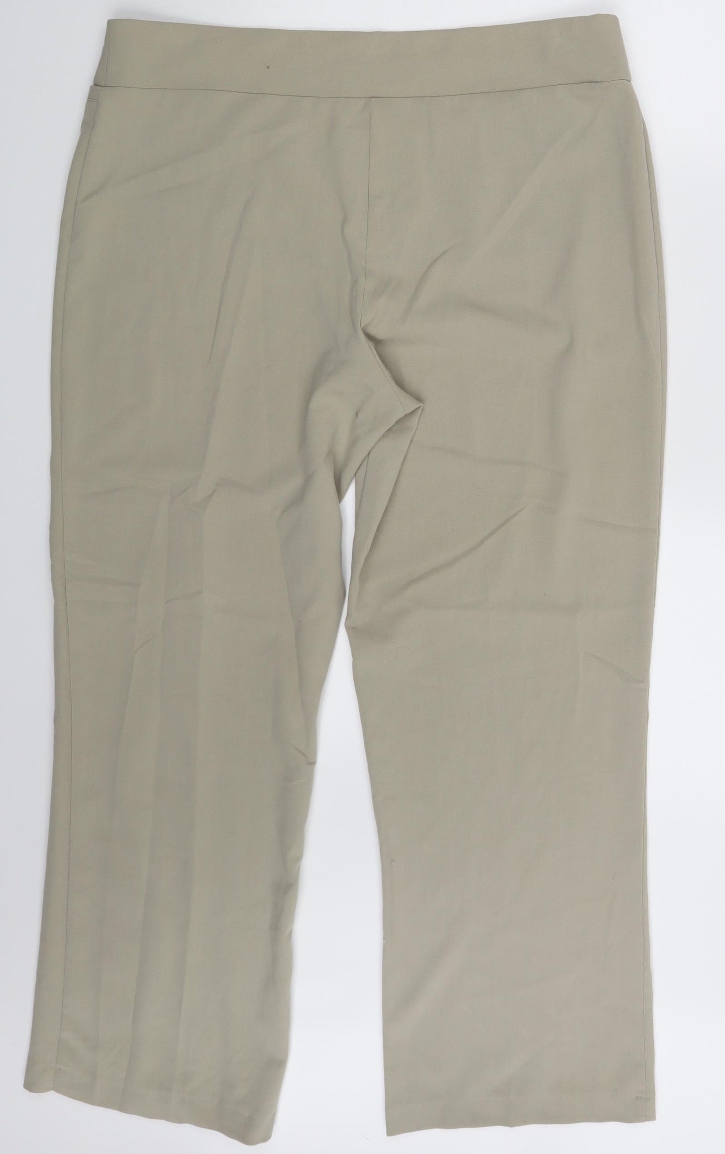 Womens UK Size 18 Epilogue Regular Fit  Beige Trousers