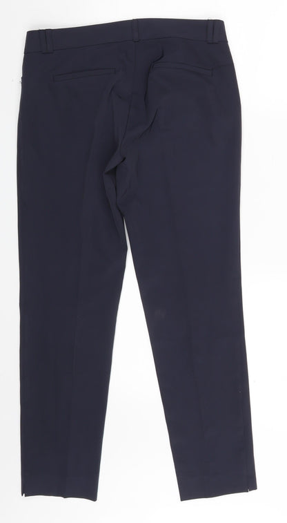 Ayhan Womens Blue   Chino Trousers Size M L25.5 in