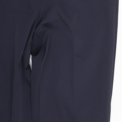 Ayhan Womens Blue   Chino Trousers Size M L25.5 in