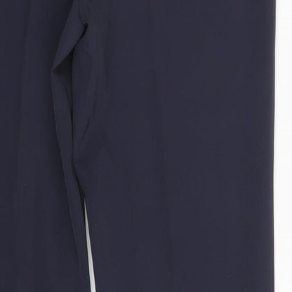 Ayhan Womens Blue   Chino Trousers Size M L25.5 in