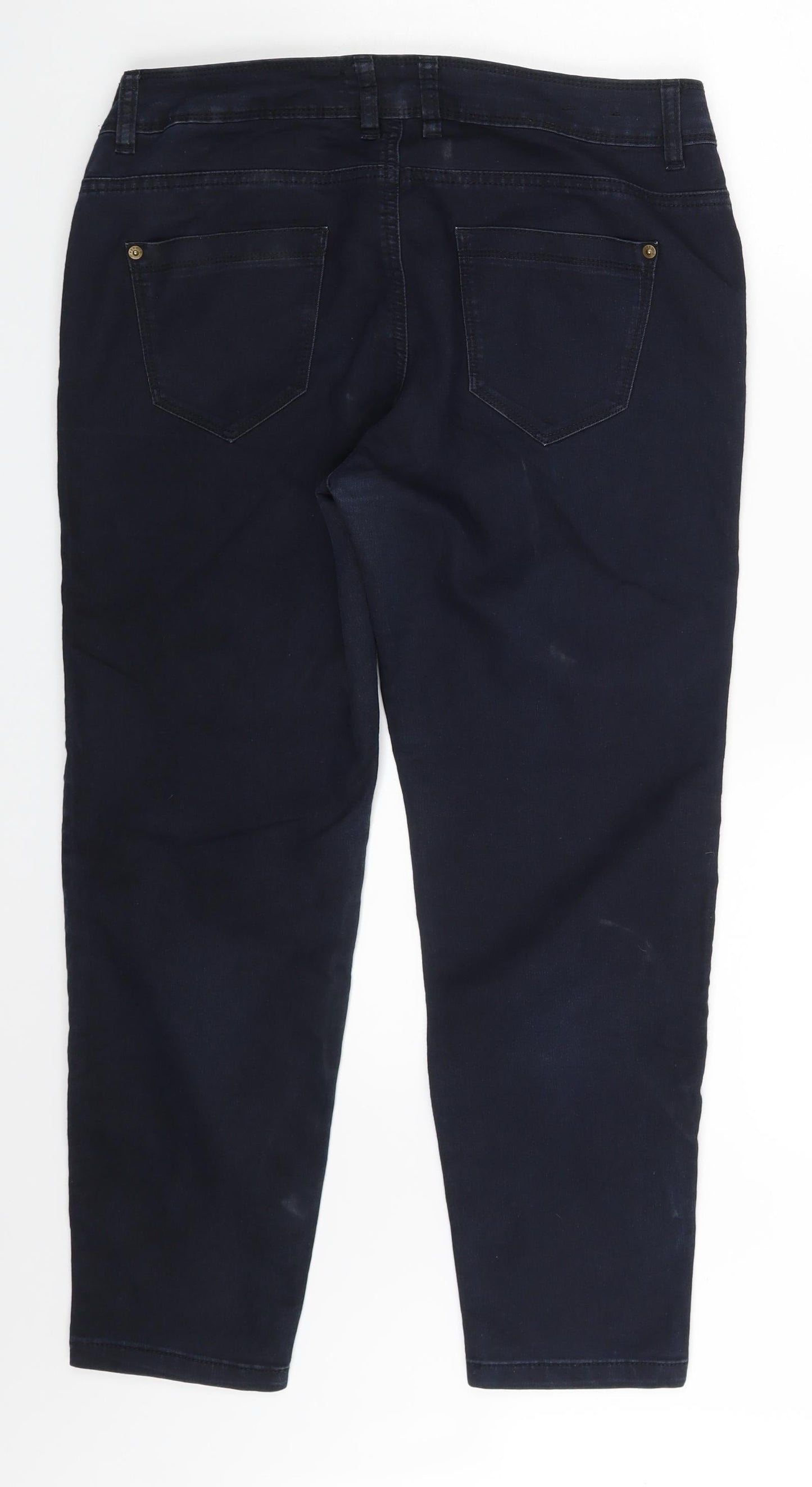 YES YES Jeans Womens Blue  Denim Tapered Jeans One Size L24 in