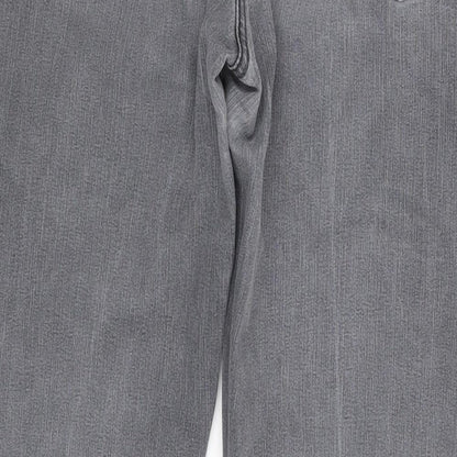 Cherokee Womens Grey  Denim Bootcut Jeans Size 8 L23 in