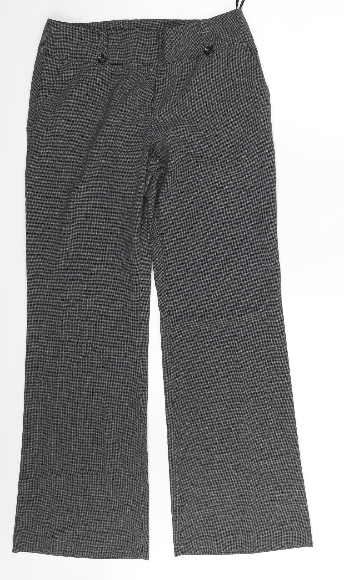 Womens UK Size 12 Atmosphere Regular Fit  Grey Trousers