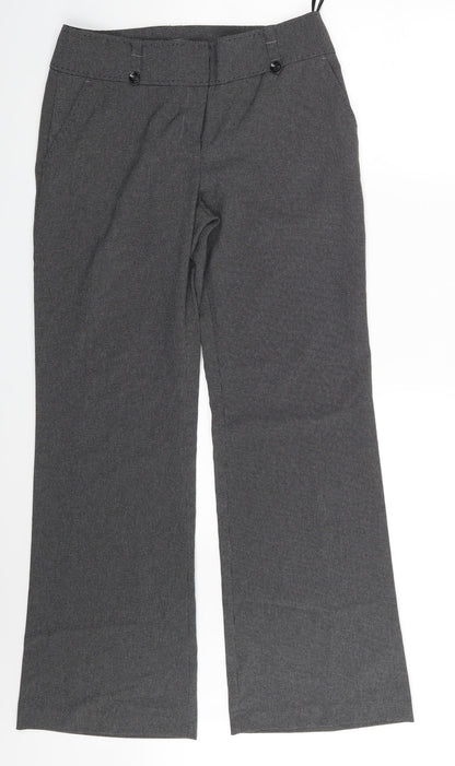 Womens UK Size 12 Atmosphere Regular Fit  Grey Trousers