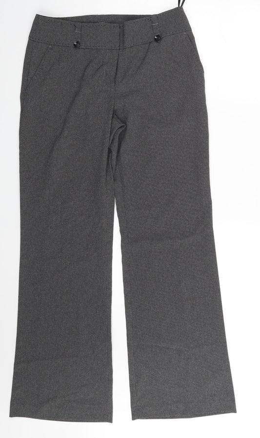 Womens UK Size 12 Atmosphere Regular Fit  Grey Trousers