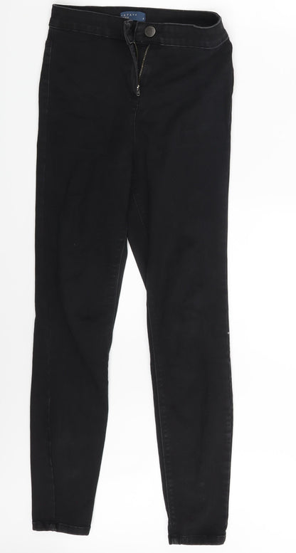 Womens UK Size 8 Papaya Slim Fit Skinny Black Jeans