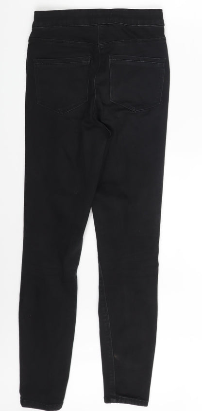 Womens UK Size 8 Papaya Slim Fit Skinny Black Jeans