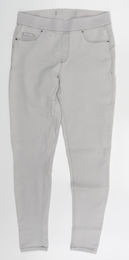 Womens UK Size One Size Preworn  Jegging Grey Leggings