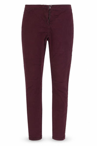 Womens UK Size 8 Denim Co. Slim Fit Skinny Purple Jeans