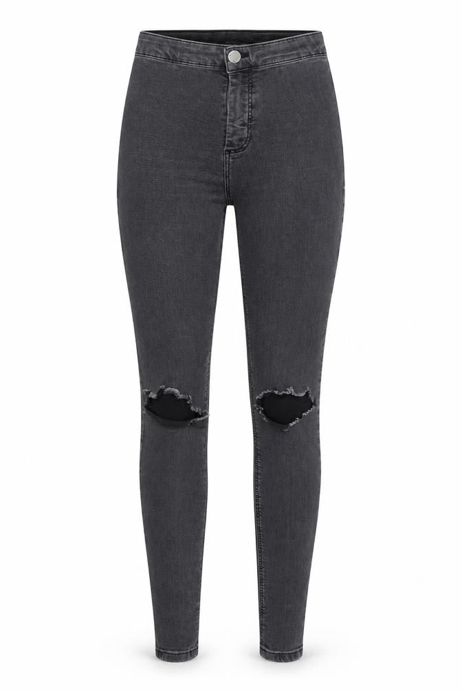 Womens UK Size One Size Topshop Slim Fit Skinny Grey Jeans