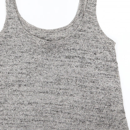 Womens UK Size M Divided Grey Basic Tank