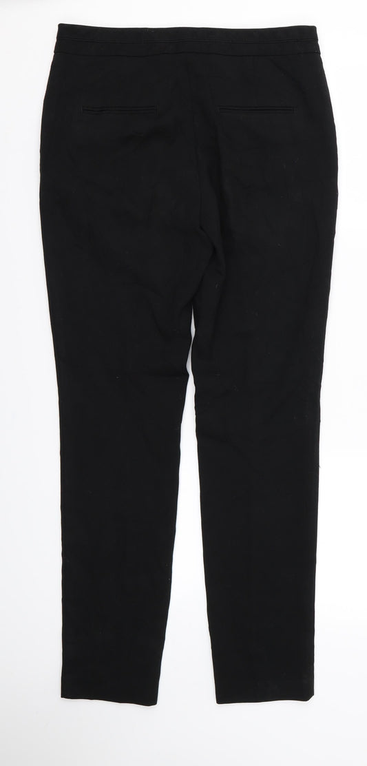 Womens UK Size 8 NEXT Regular Fit  Black Trousers