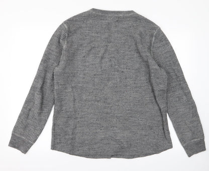 H&M Mens Grey   Pullover Jumper Size L