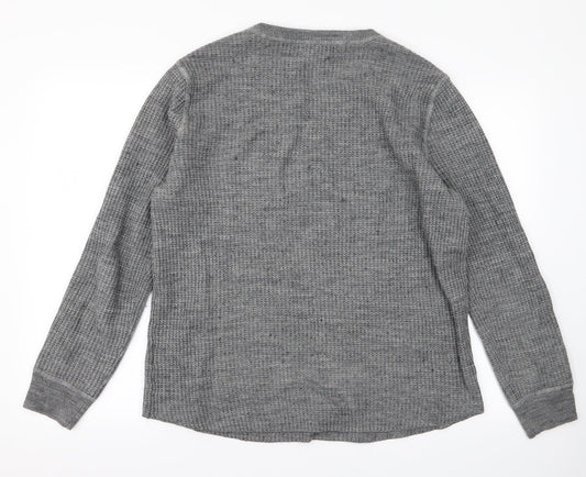 H&M Mens Grey   Pullover Jumper Size L