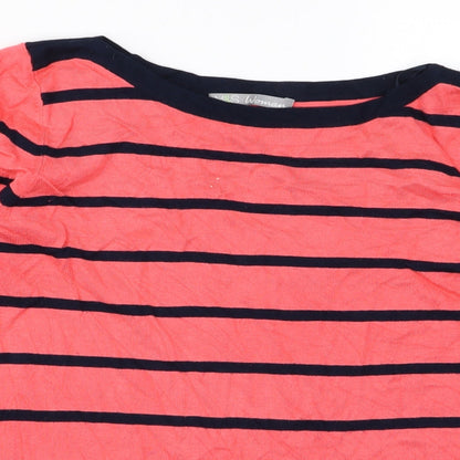 Womens UK Size 14 M&S Pink Pullover Jumper