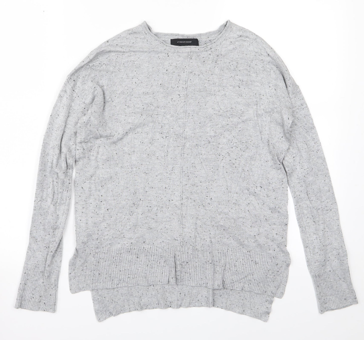Womens UK Size 8 Atmosphere Grey Pullover Jumper
