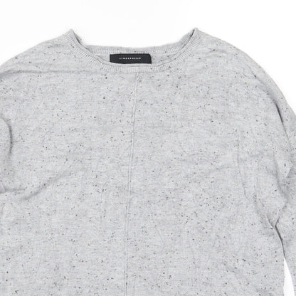 Womens UK Size 8 Atmosphere Grey Pullover Jumper