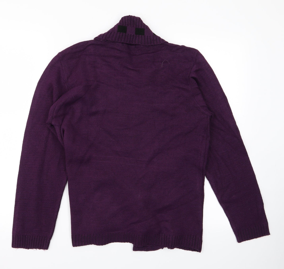 Womens UK Size M Glimpse Design Purple Pullover Jumper