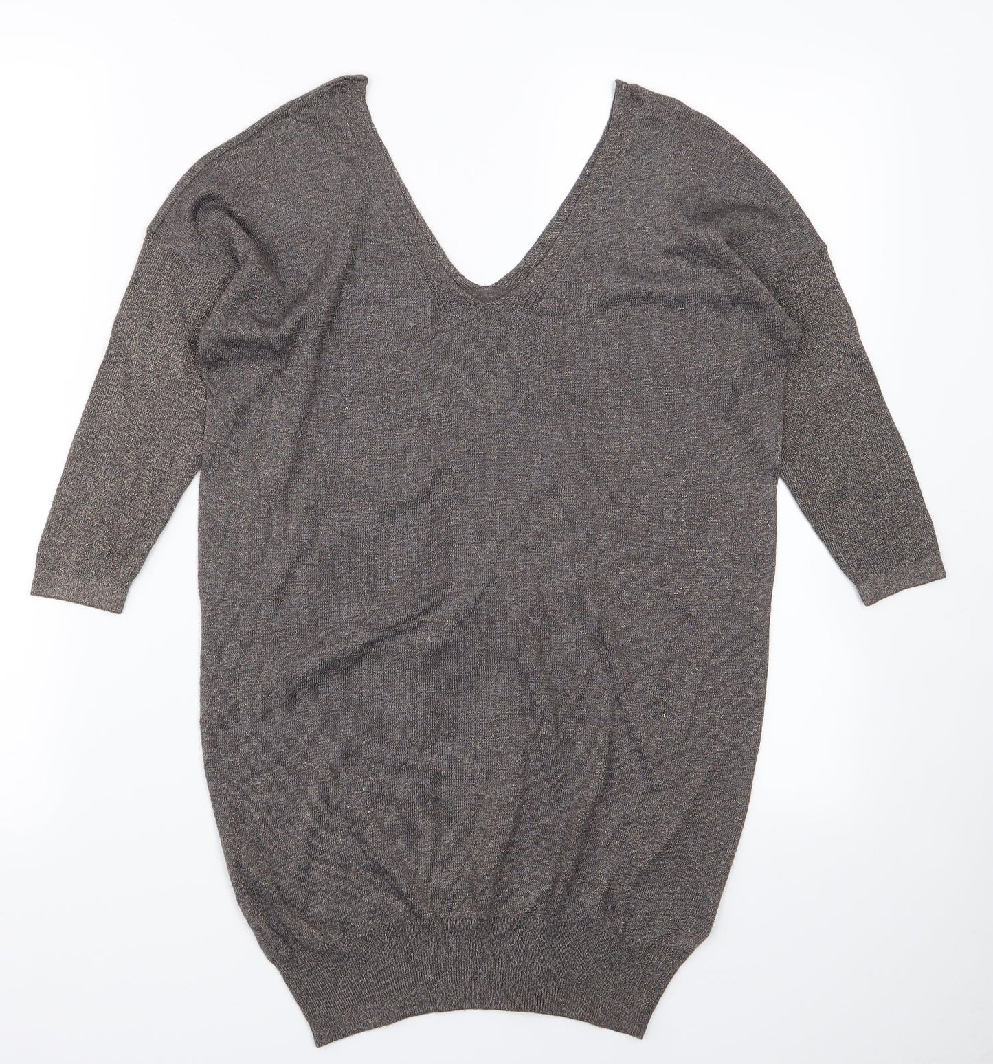 NEXT Womens Silver  Knit Bodycon  Size 8