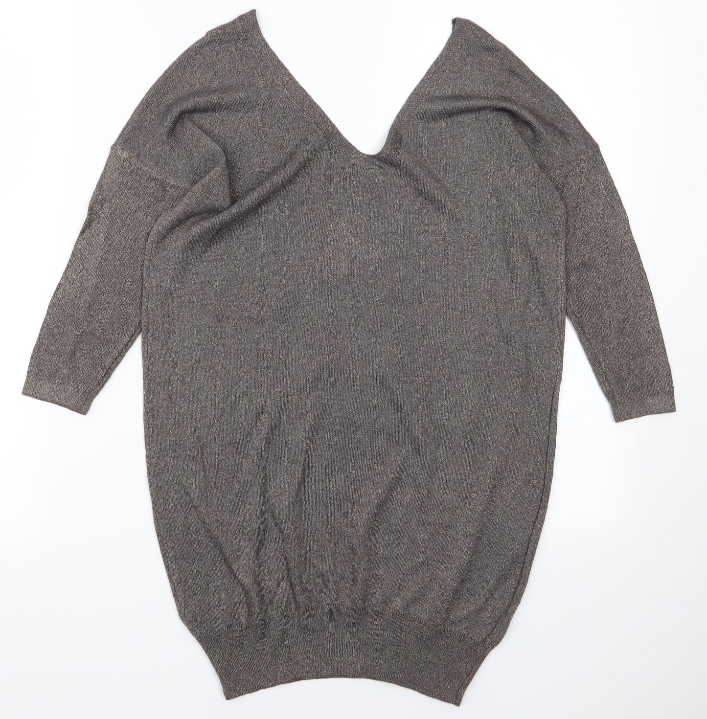 NEXT Womens Silver  Knit Bodycon  Size 8