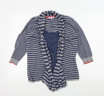 Womens UK Size 12 M&S Blue Cardigan Jumper