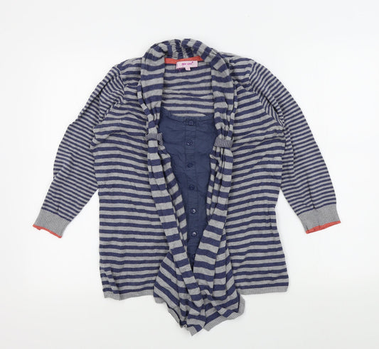 Womens UK Size 12 M&S Blue Cardigan Jumper