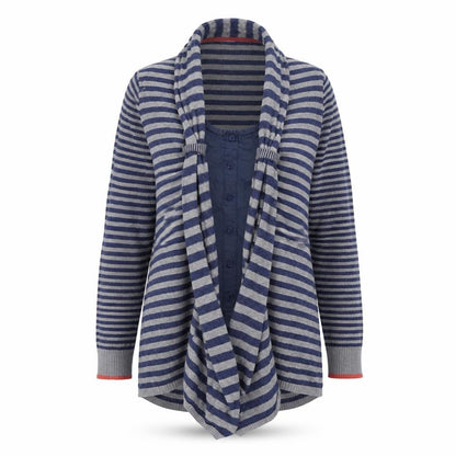Womens UK Size 12 M&S Blue Cardigan Jumper