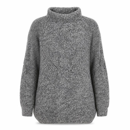 Womens UK Size 6 Topshop Grey Pullover Jumper